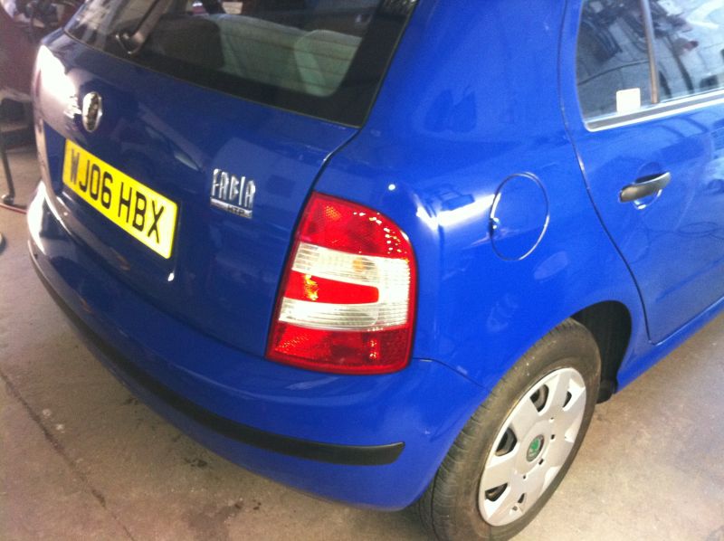 Skoda Bumper repair